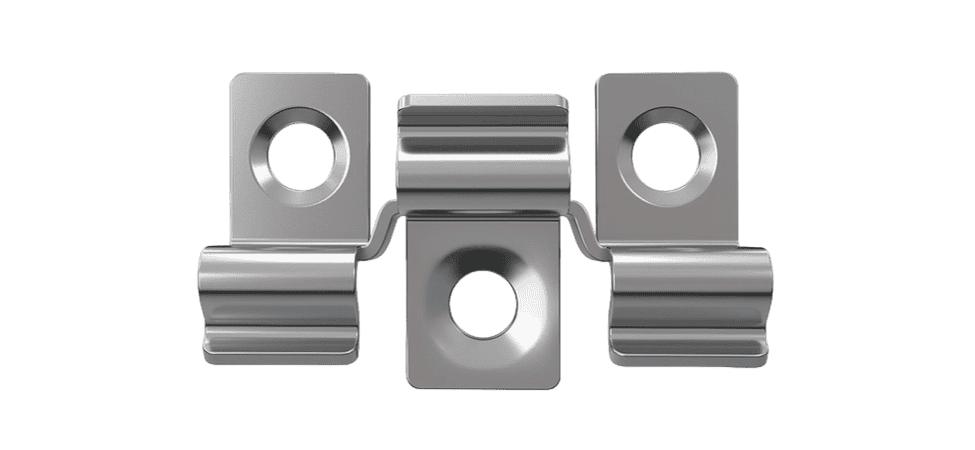 Metal 3D clip for WPC Decking